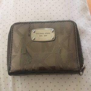 Michael Kors Signature Metallic Mirror Wallet